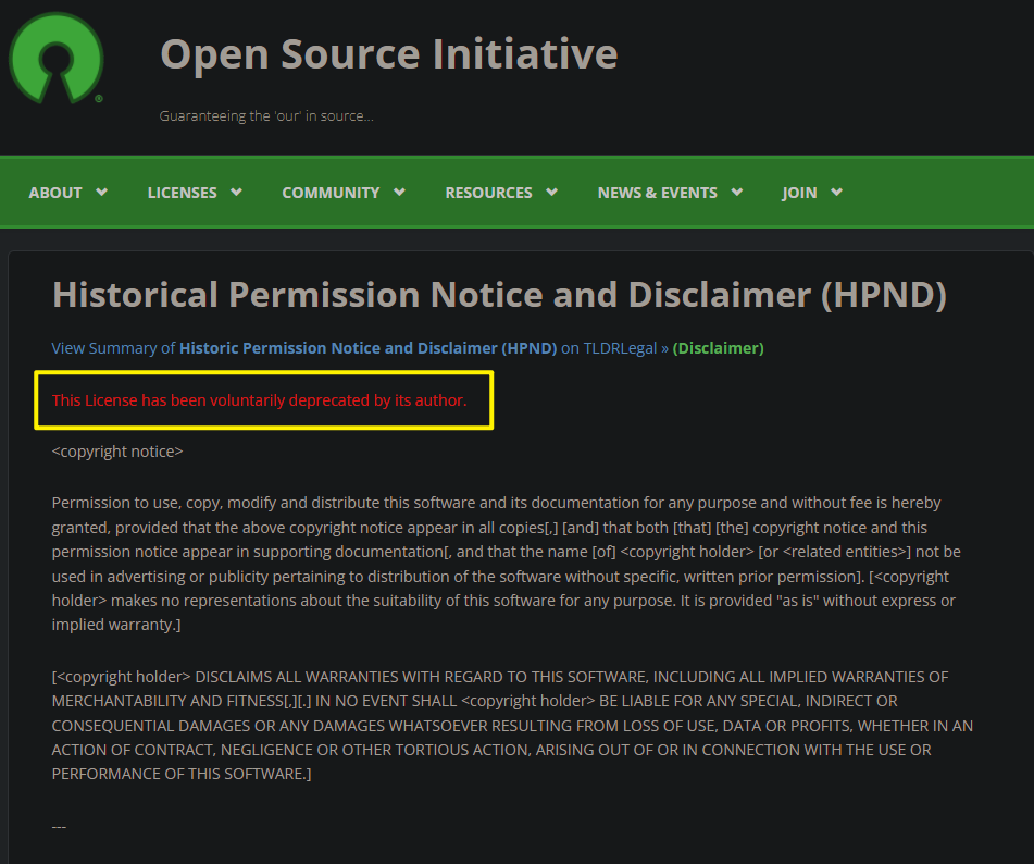HPND License is Deprecated · Issue 5975 · pythonpillow/Pillow · GitHub