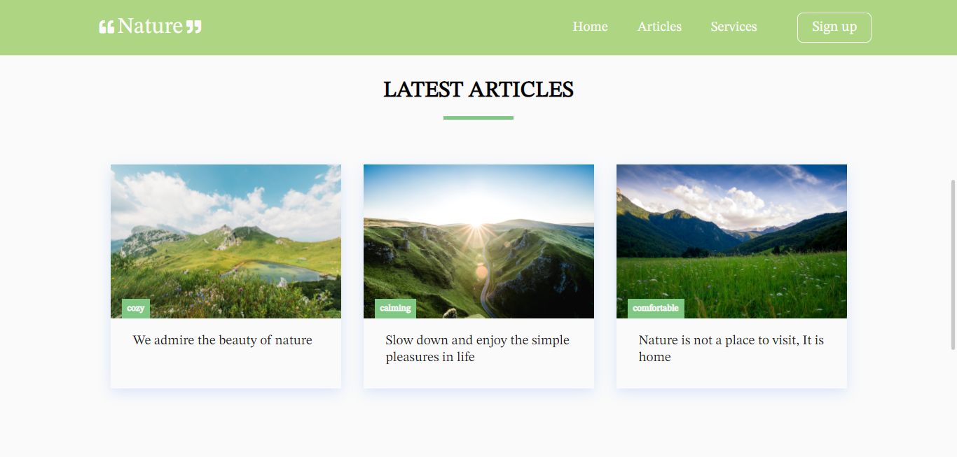 GitHub - leenawon/react-responsive-web: React Nature Web Site project