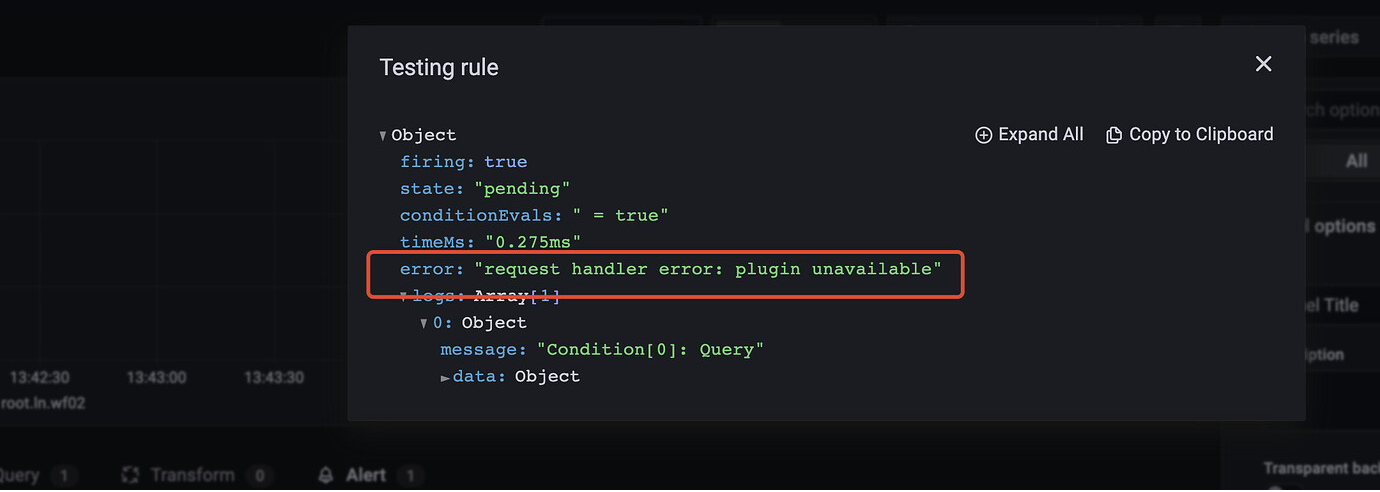 Who can give me some suggestions about alert · Issue #36684 · grafana