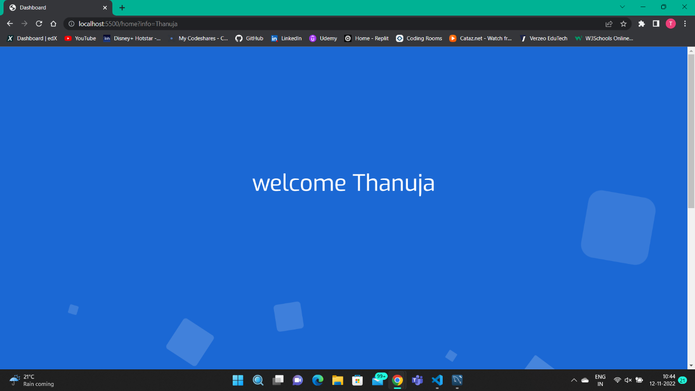 Github thanujadayananda student portal a student portal website
