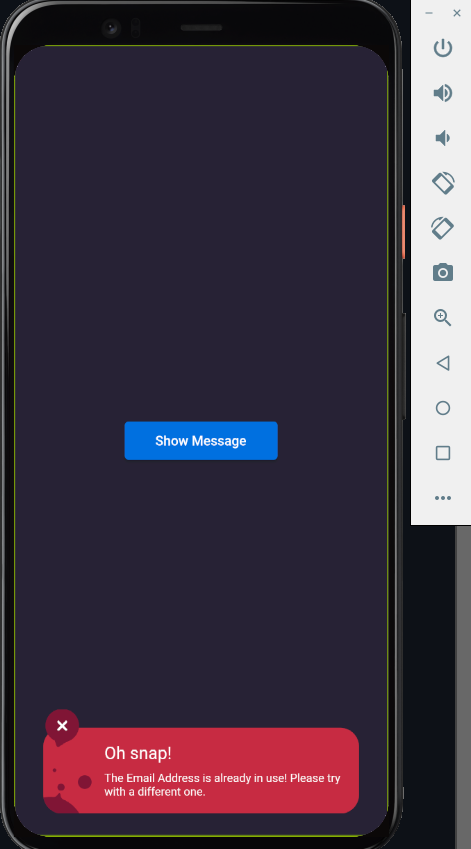 GitHub - SajeeRodrigo/FlutterFlashMsgs: Reusable custom error message