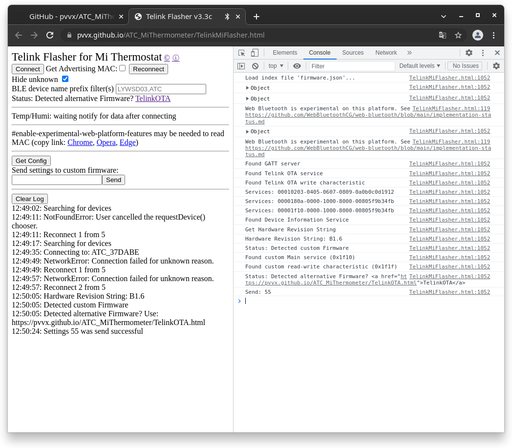 Config option do not appear · Issue #146 · pvvx/ATC_MiThermometer · GitHub
