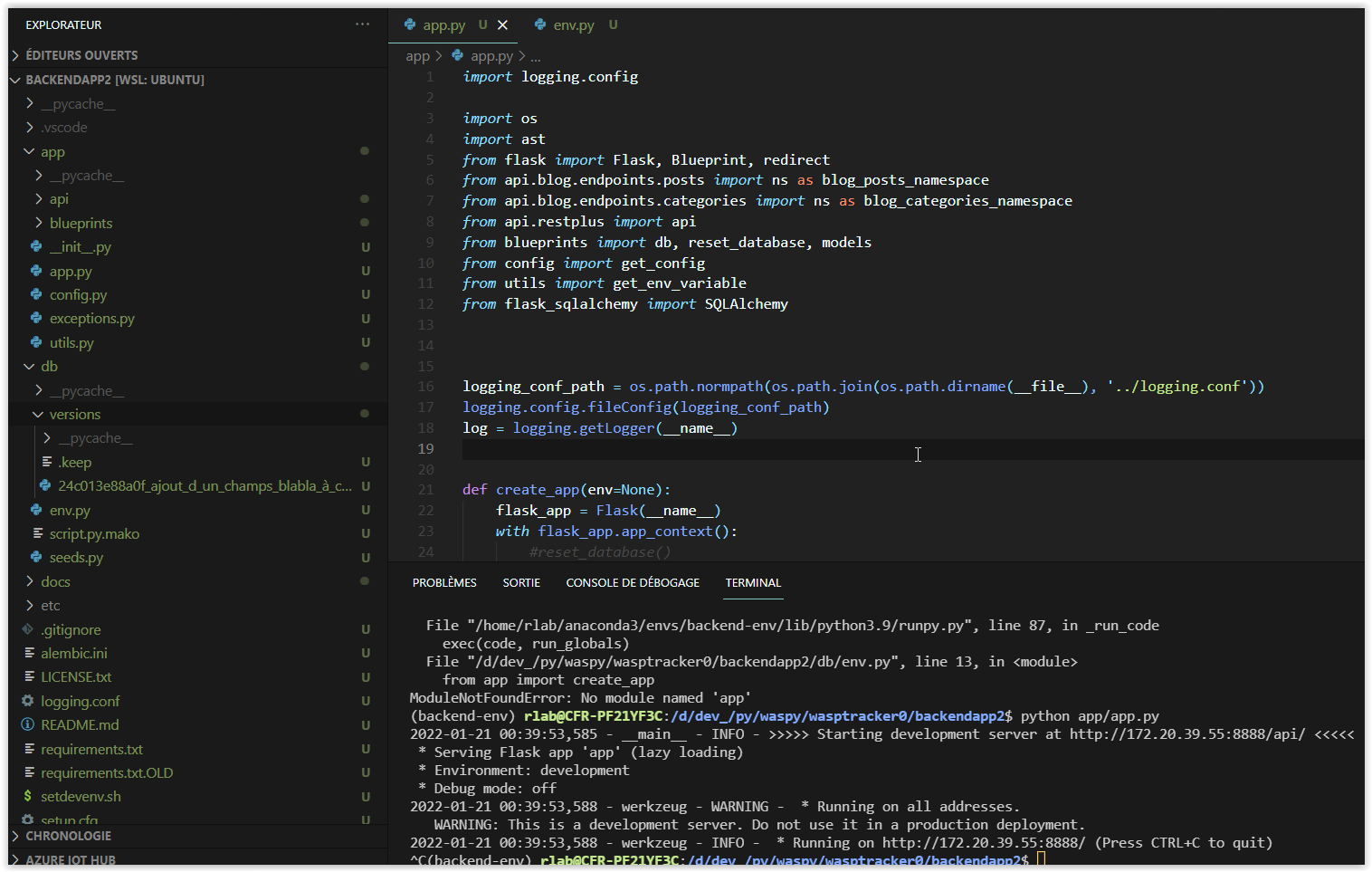 ModuleNotFoundError No module named 'app' flask db migrate · Issue