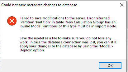 Unable to save Calculation Group to Database · Issue #726 ...