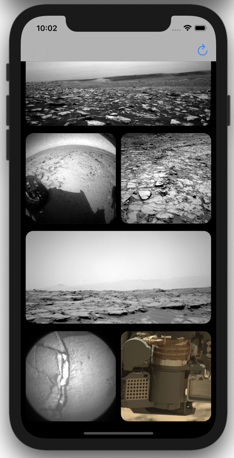 GitHub - mac8nolia/MarsPhoto: Application for viewing random photos of ...