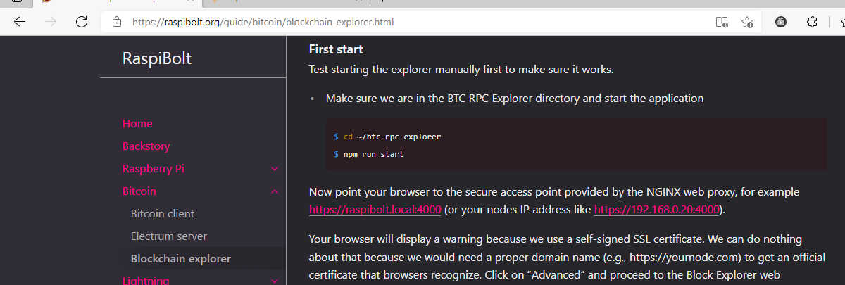 Node will not connect to blockchain explorer · Issue #949 · raspibolt ...