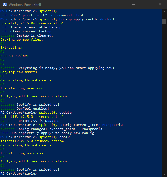 Phosphoria Theme not applying correctly · Issue #519 · spicetify ...