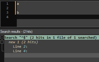 feature request: allow counting of empty matches in find/replace form ...