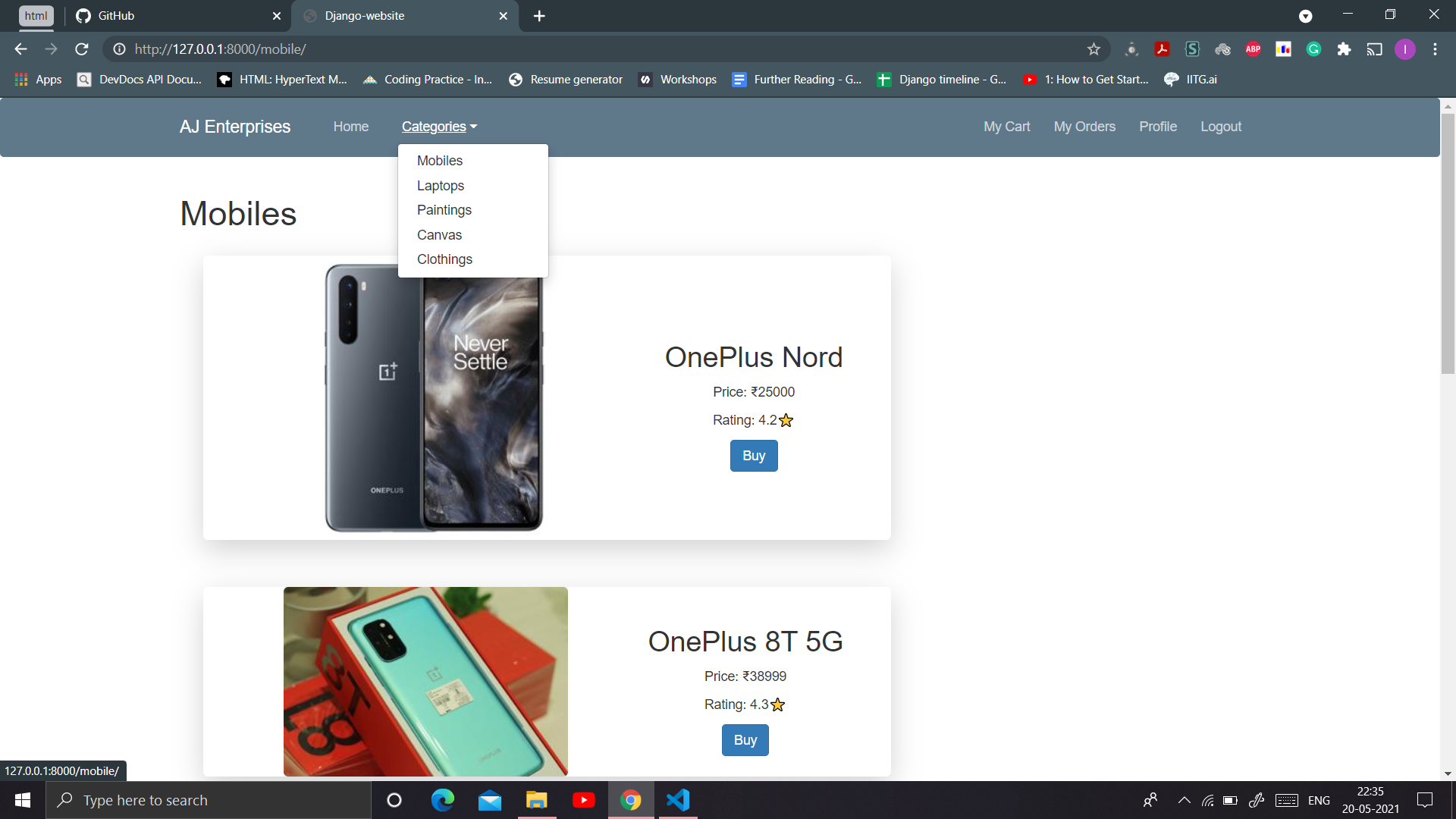 GitHub - Abhiram-003/E-commerce_Website