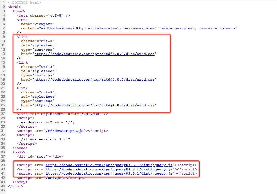 [Bug] Did not remove duplicates values of `scripts` and `links` · Issue ...