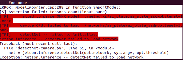 Exception: jetson.inference -- detectNet failed to load network · Issue ...