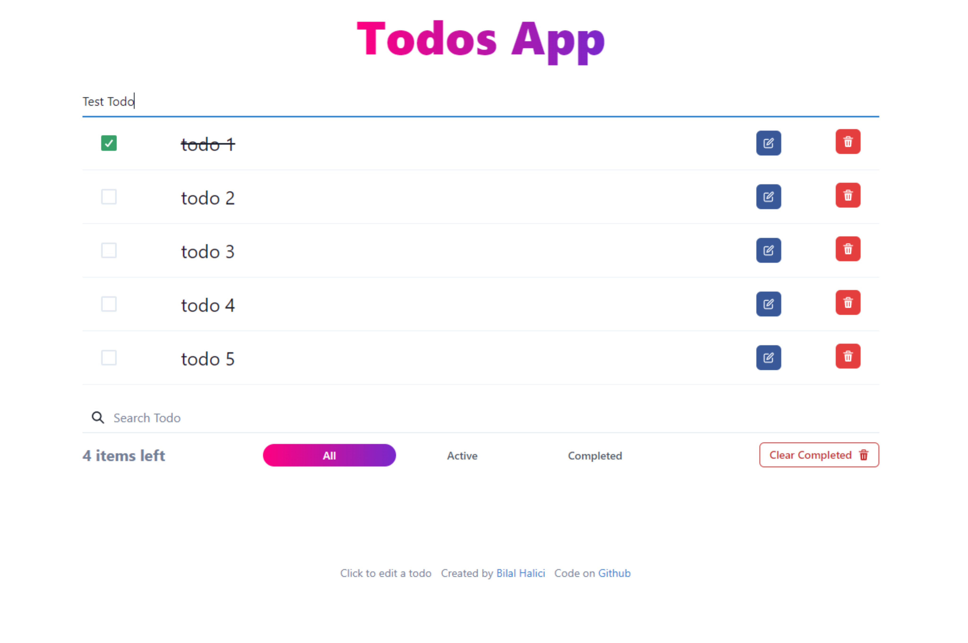 GitHub - bilalhalici/todo-app-redux: React-Redux Redux Toolkit Chakra ...