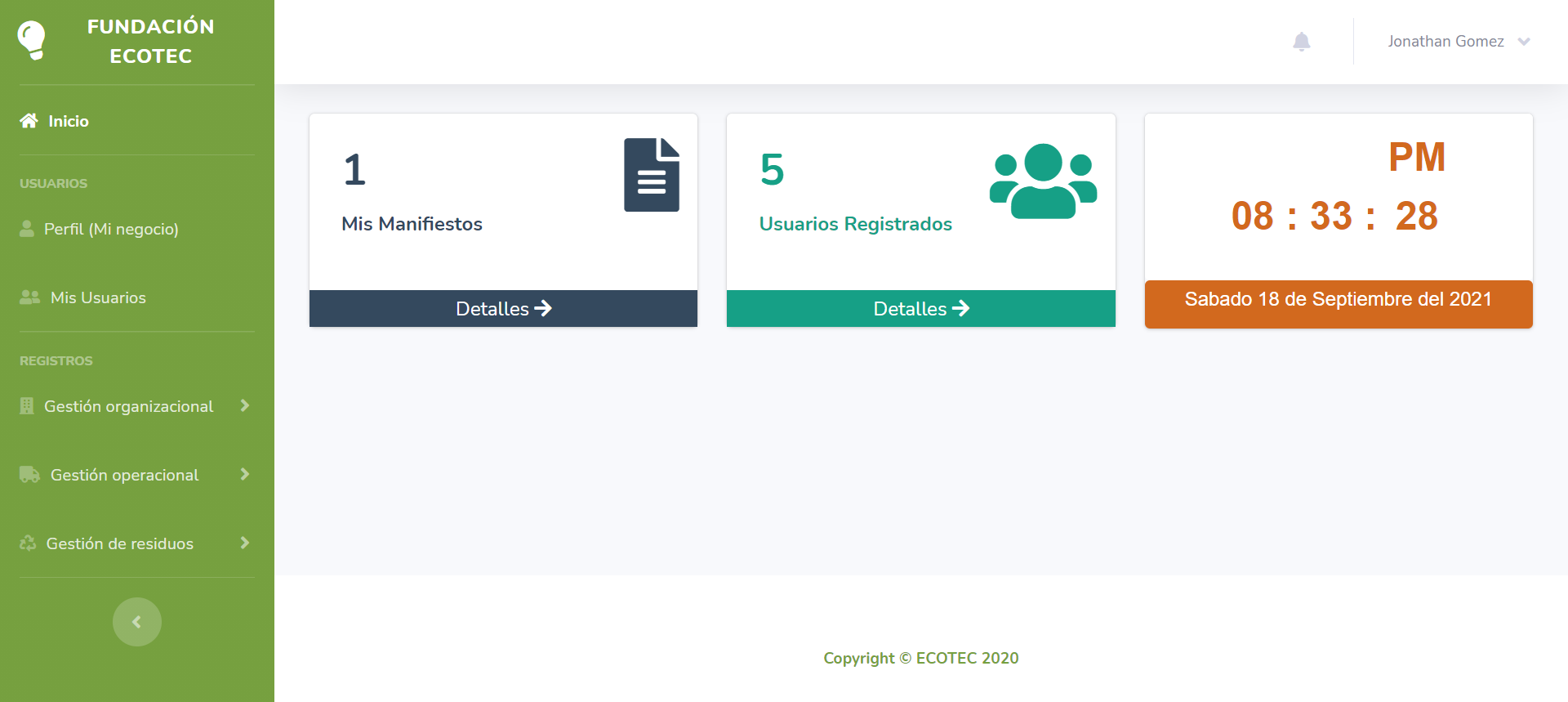 GitHub - Jonathandeveloper19/Software_de_Gestion_de_Residuos: Imágenes ...