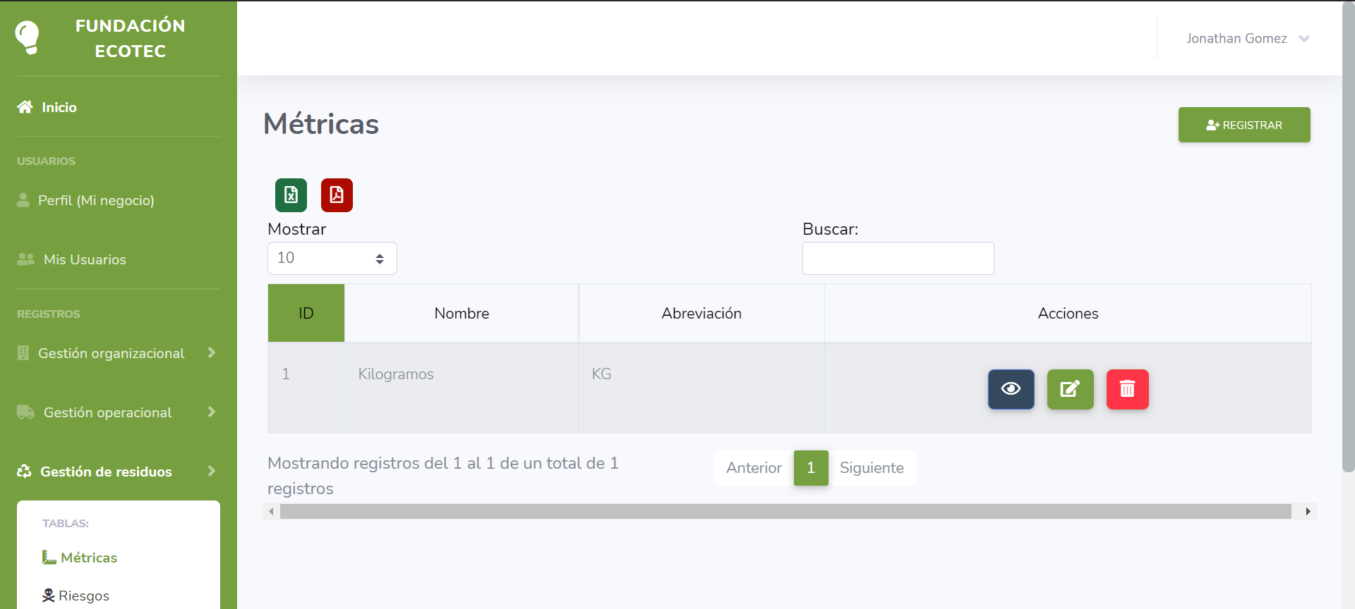 GitHub - Jonathandeveloper19/Software_de_Gestion_de_Residuos: Imágenes ...