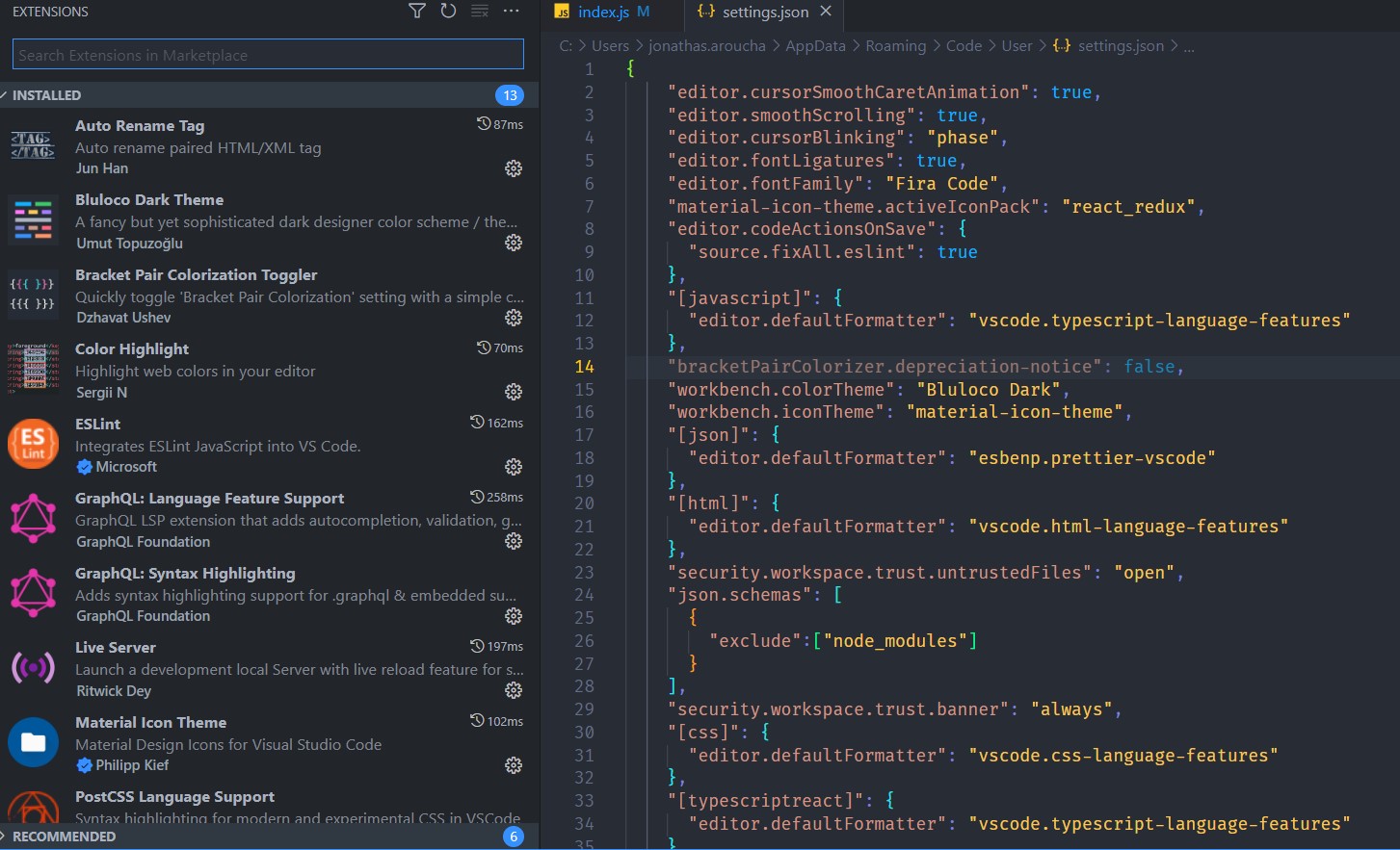 GitHub - JonathasAroucha/MyConfigsVSCODE