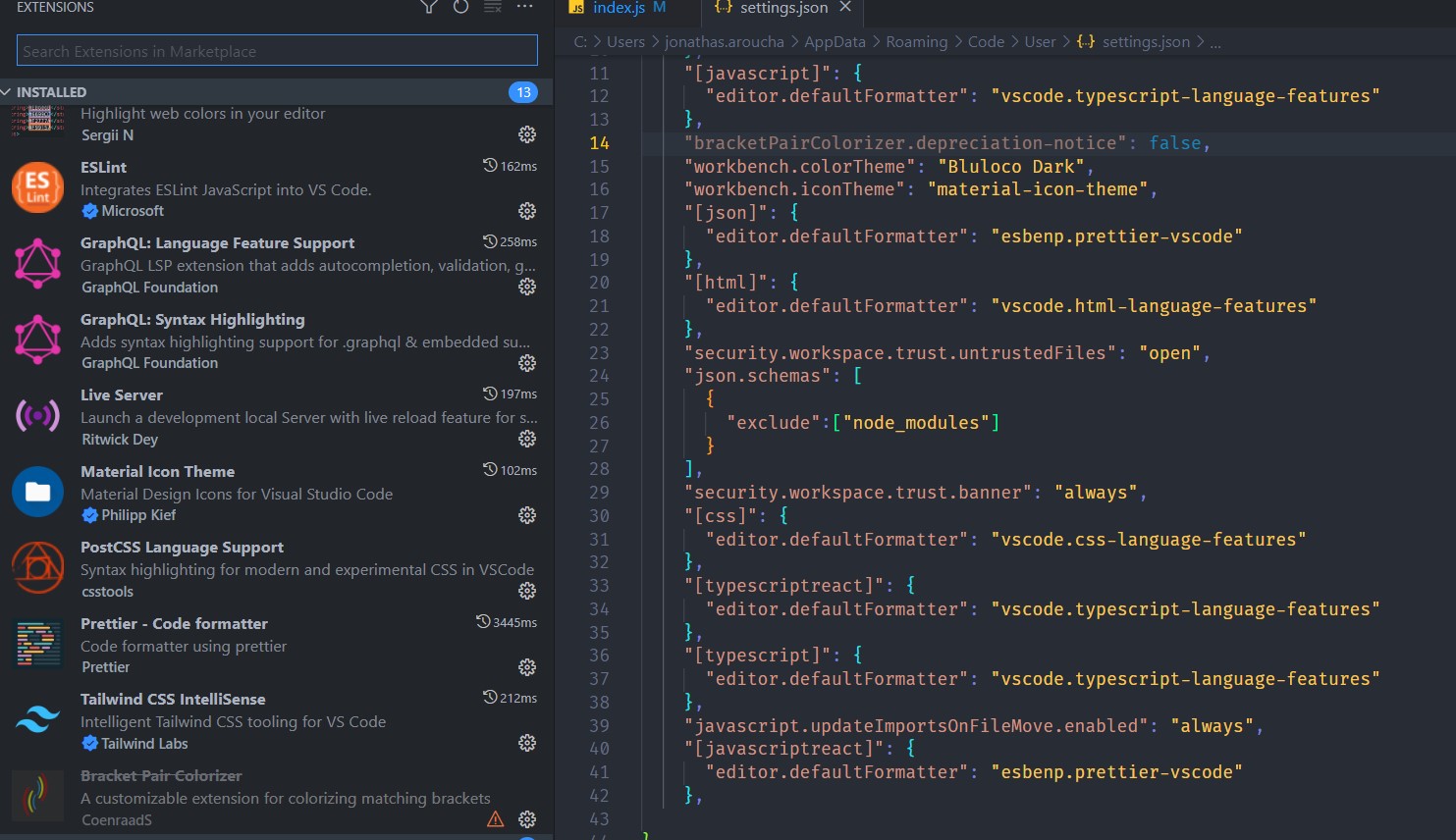 GitHub - JonathasAroucha/MyConfigsVSCODE
