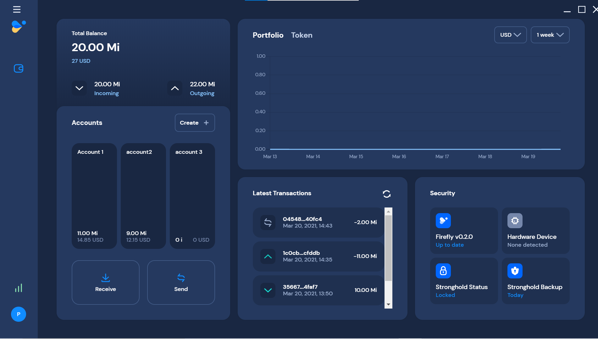 account 3 after logout