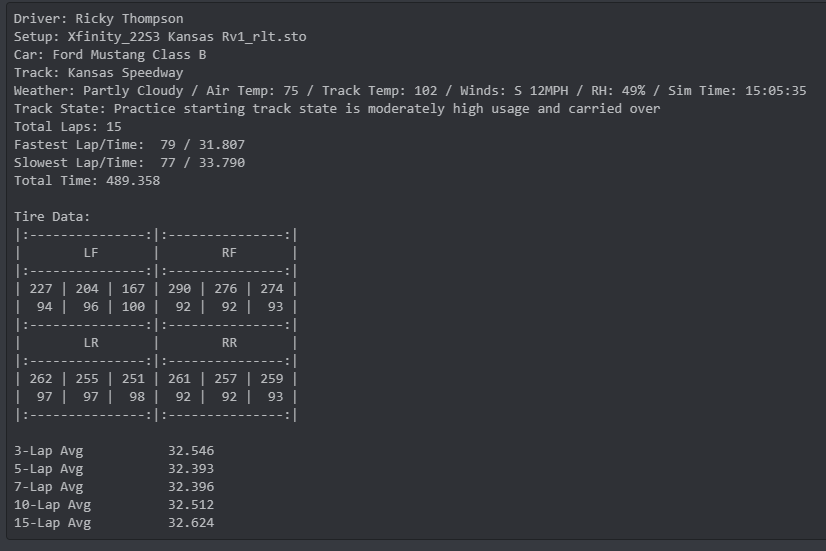 Release Notes - stintanalyzer/stintanalyzer GitHub Wiki