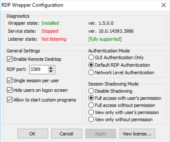 Server 2016, fully supported but RDP service crashes · Issue #1267 ...