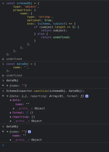 Sanitization "exec" does not set new value as "undefined" · Issue #71 ...