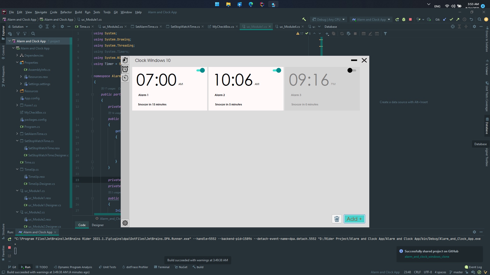 GitHub tienanh306201z/alarm_and_clock_windows_clone alarm & clock windows app