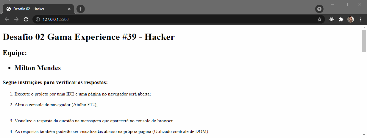 GitHub - miltonsmendes/gama-challenge-two: Second challenger of Gama ...