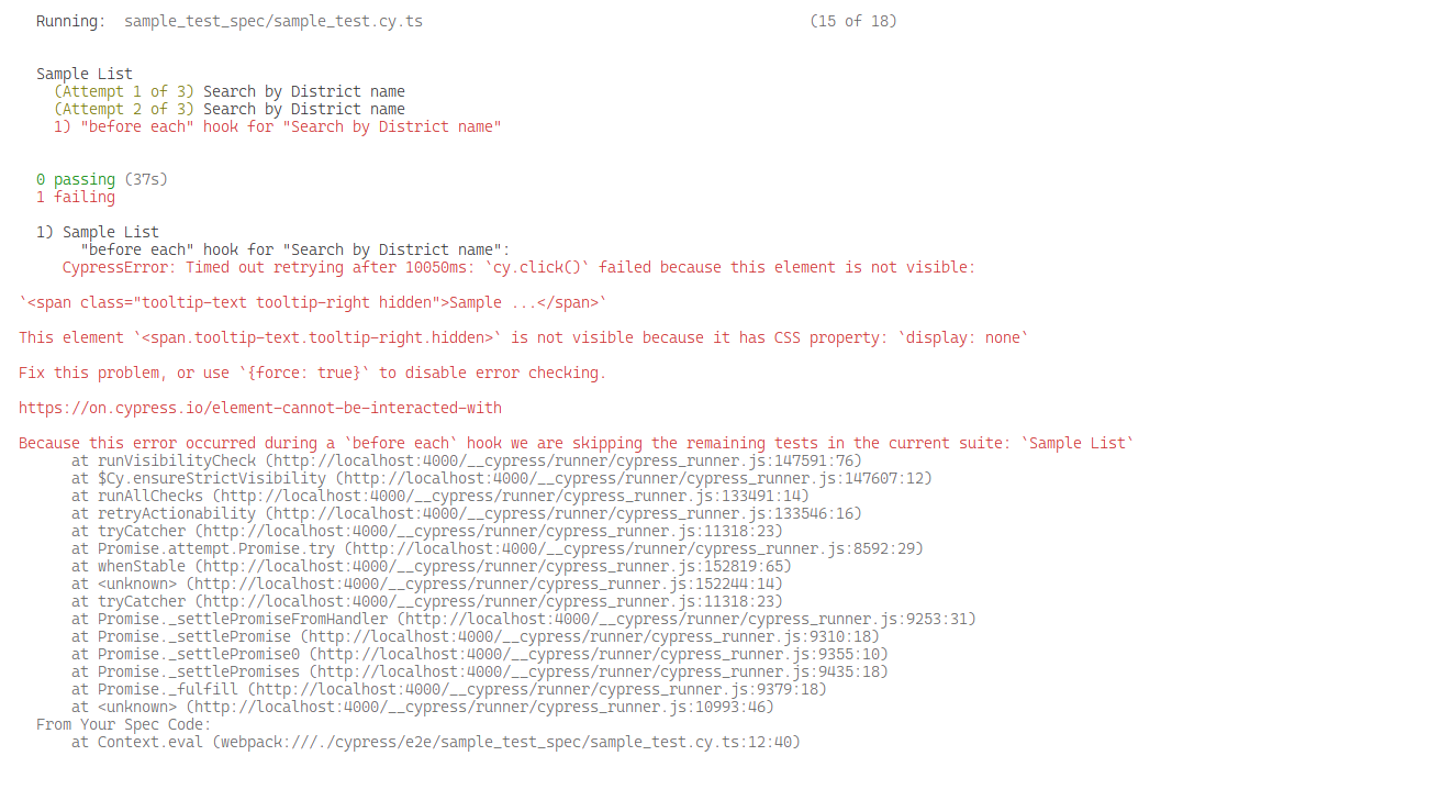 Cypress tests are failing locally · Issue #3968 · ohcnetwork/care_fe ...