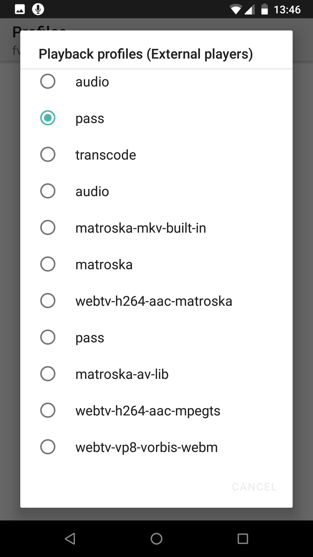 Playback profiles (External players)-2