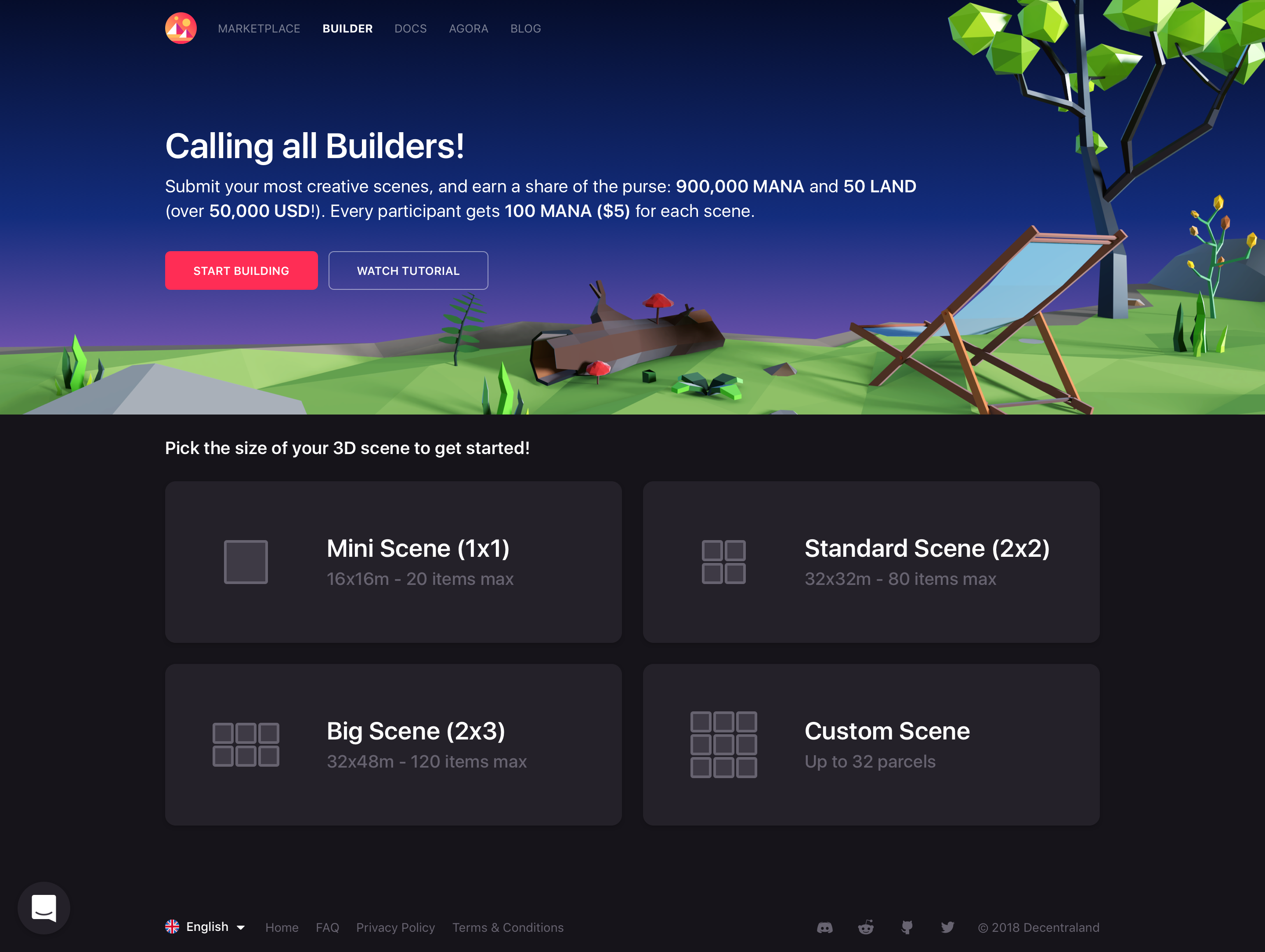 Redesign Builder homepage · Issue #377 · decentraland/builder · GitHub