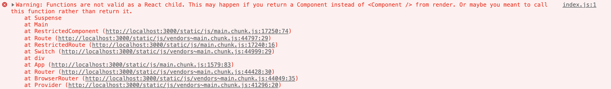 [BUG] Function are not valid as React child · Issue #362 · boostcampwm ...