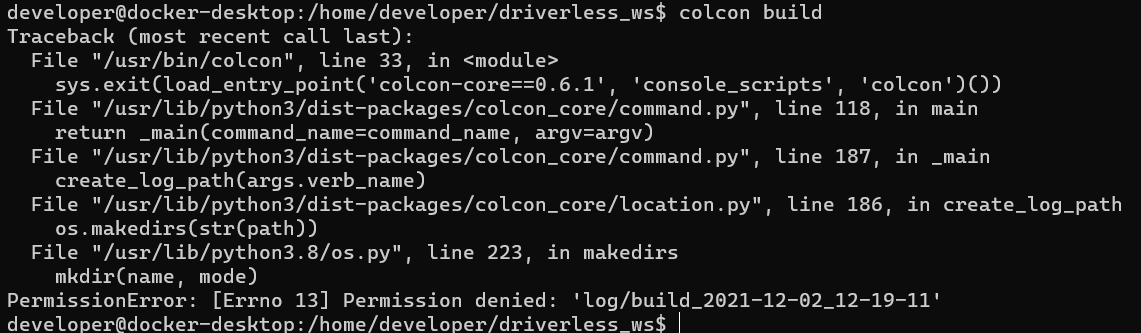 Fix colcon build issue with build,install,log perms · Issue #27 · QUT ...
