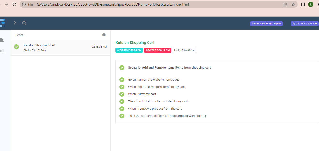GitHub - kalyanis1234/SpecFlowBDDFramework