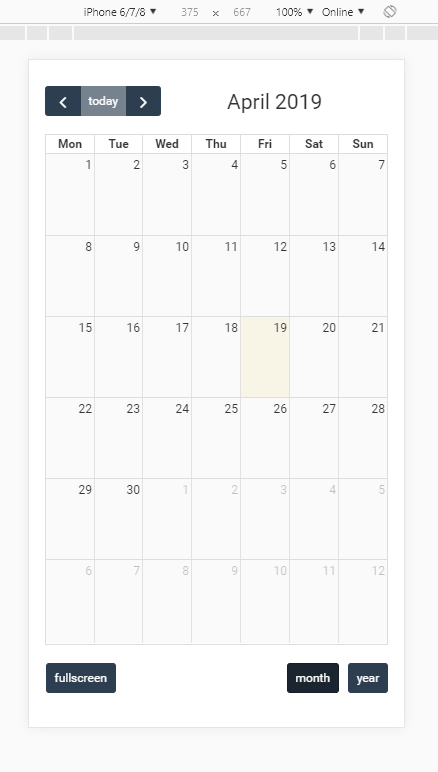 More responsive toolbar controls · Issue #4638 · fullcalendar ...