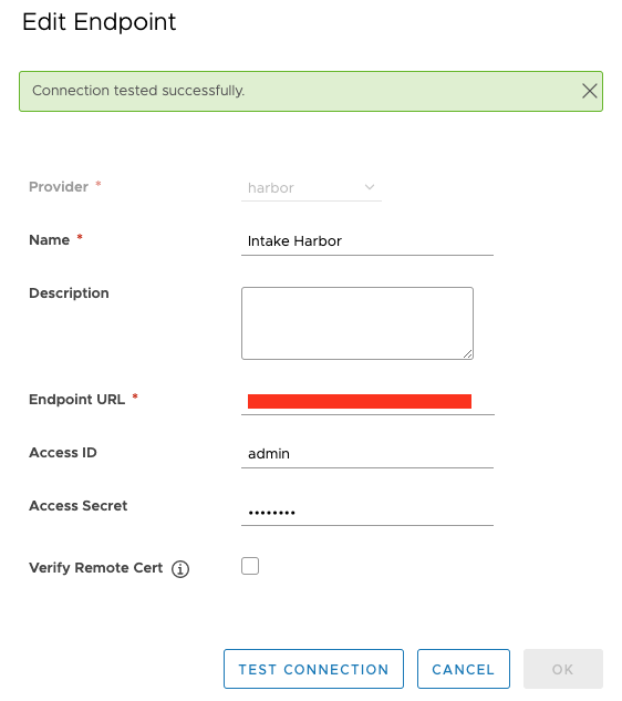 Cannot add a replication rule between two Harbor instances · Issue ...