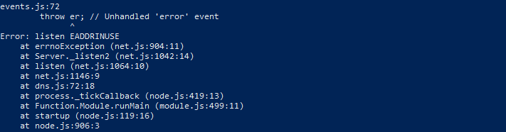 Error: listen EADDRINUSE · Issue #1349 · FunkinCrew/Funkin · GitHub