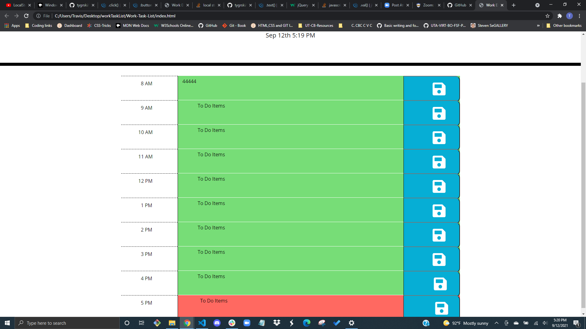 GitHub - tygrski/Work-Task-List: Task List allows users to see rows of ...