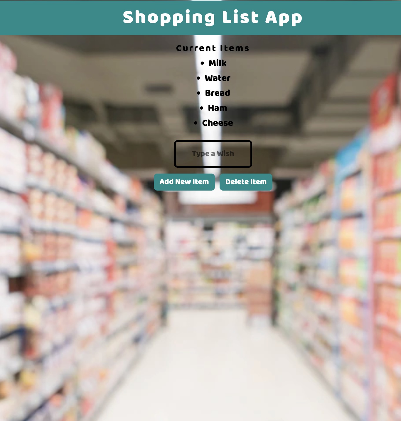 GitHub - japanihon/shopping-list: Simple Shopping List