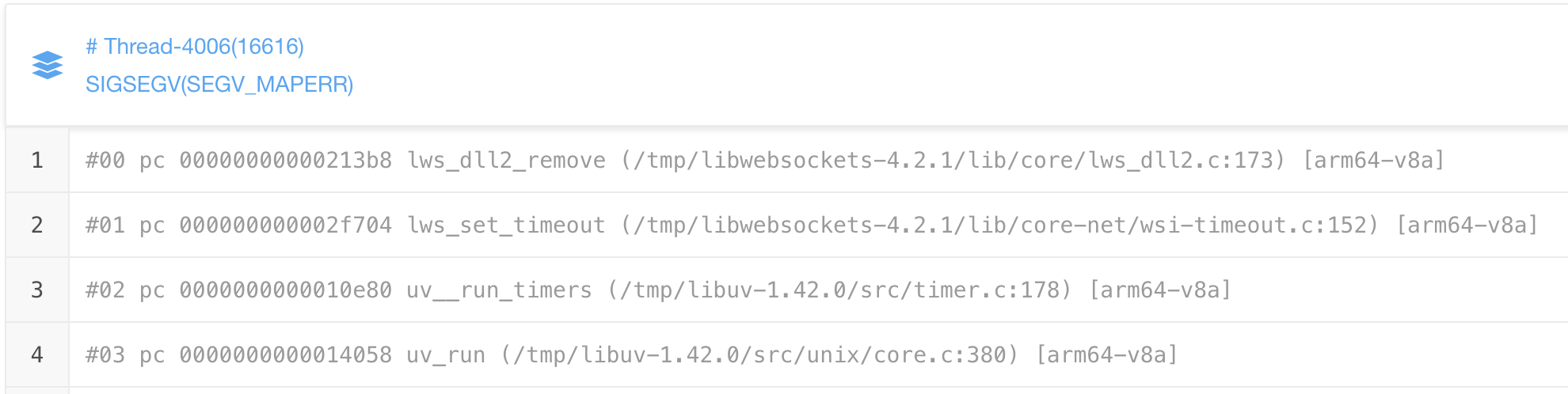 Crash in lws_set_timeout · Issue #2176 · warmcat/libwebsockets · GitHub