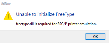 ESC/P emulation doesn't work · Issue #1842 · 86Box/86Box · GitHub