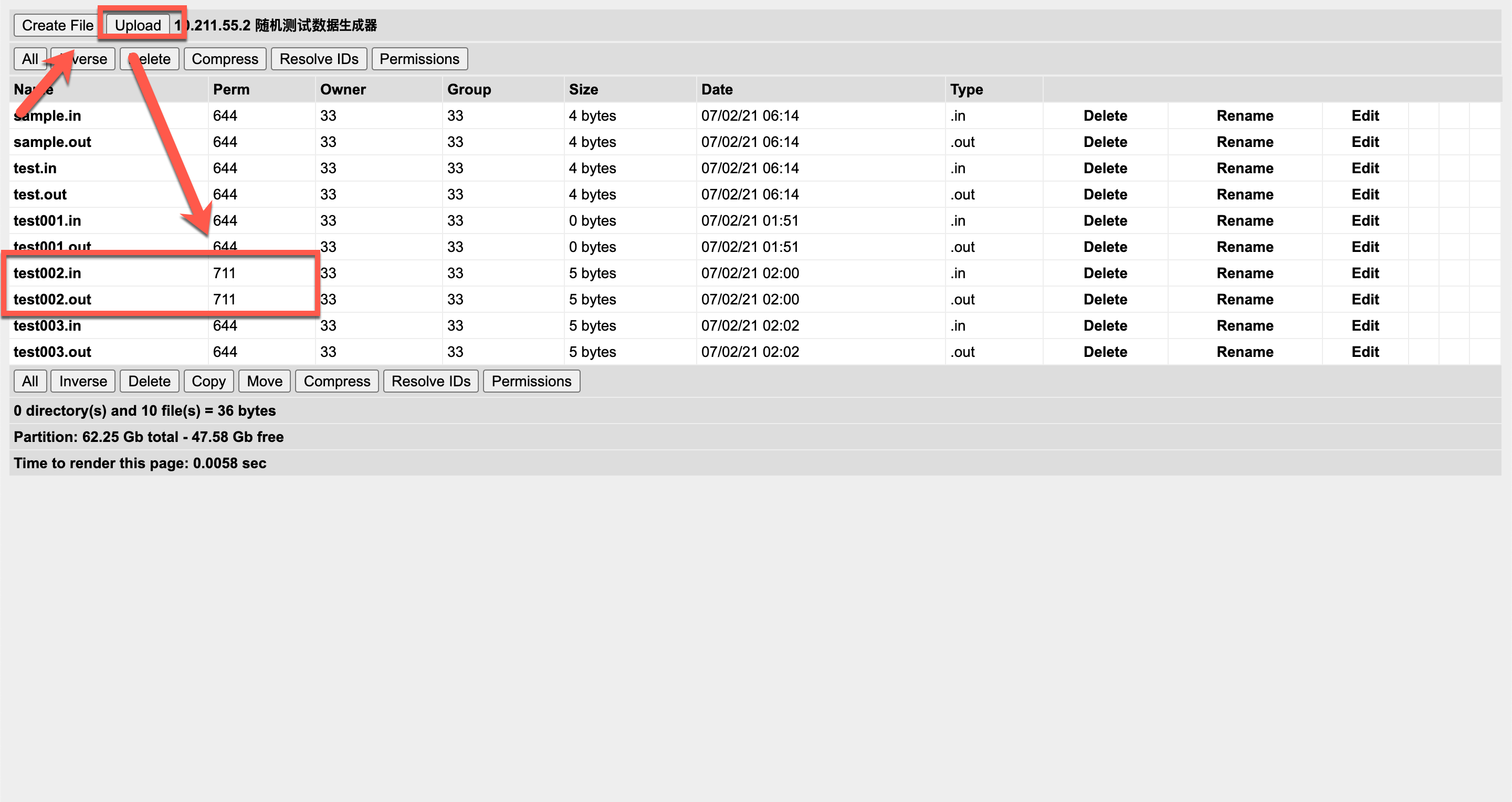 phpfm.php ... permissions not working · Issue #743 · zhblue/hustoj · GitHub