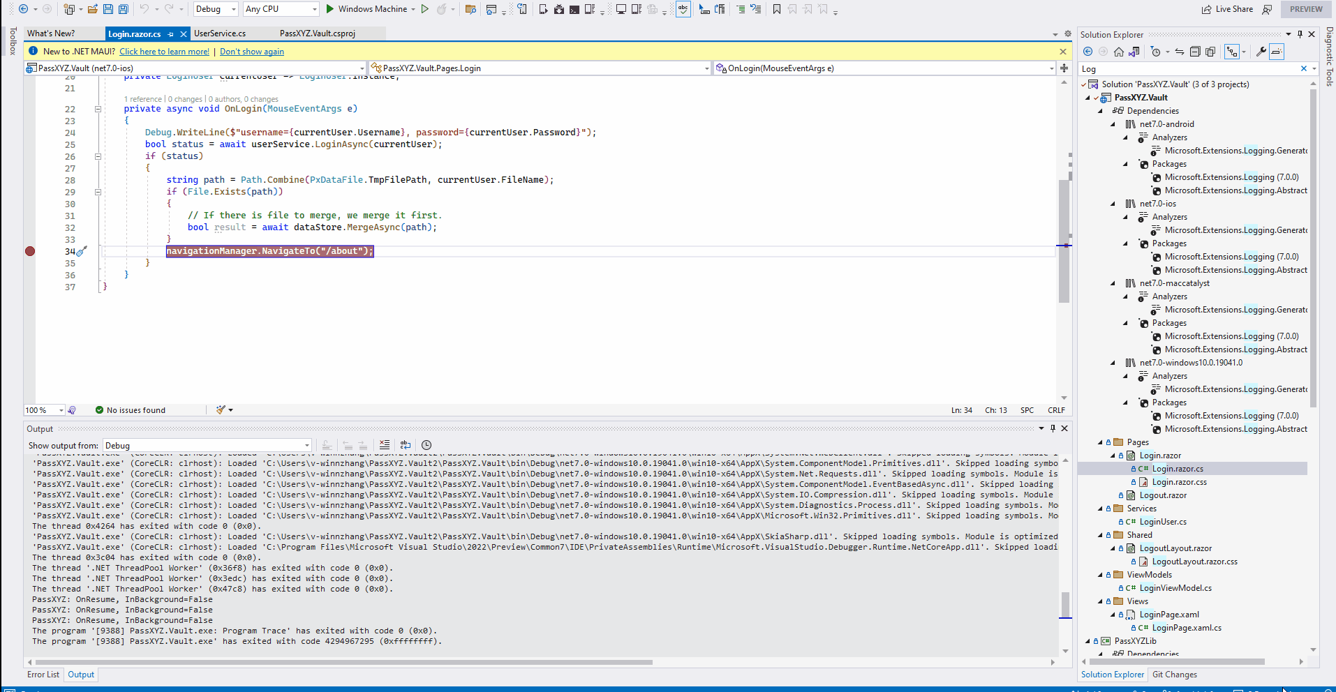 MAUI Blazor NavigationManager may not work correctly on Windows