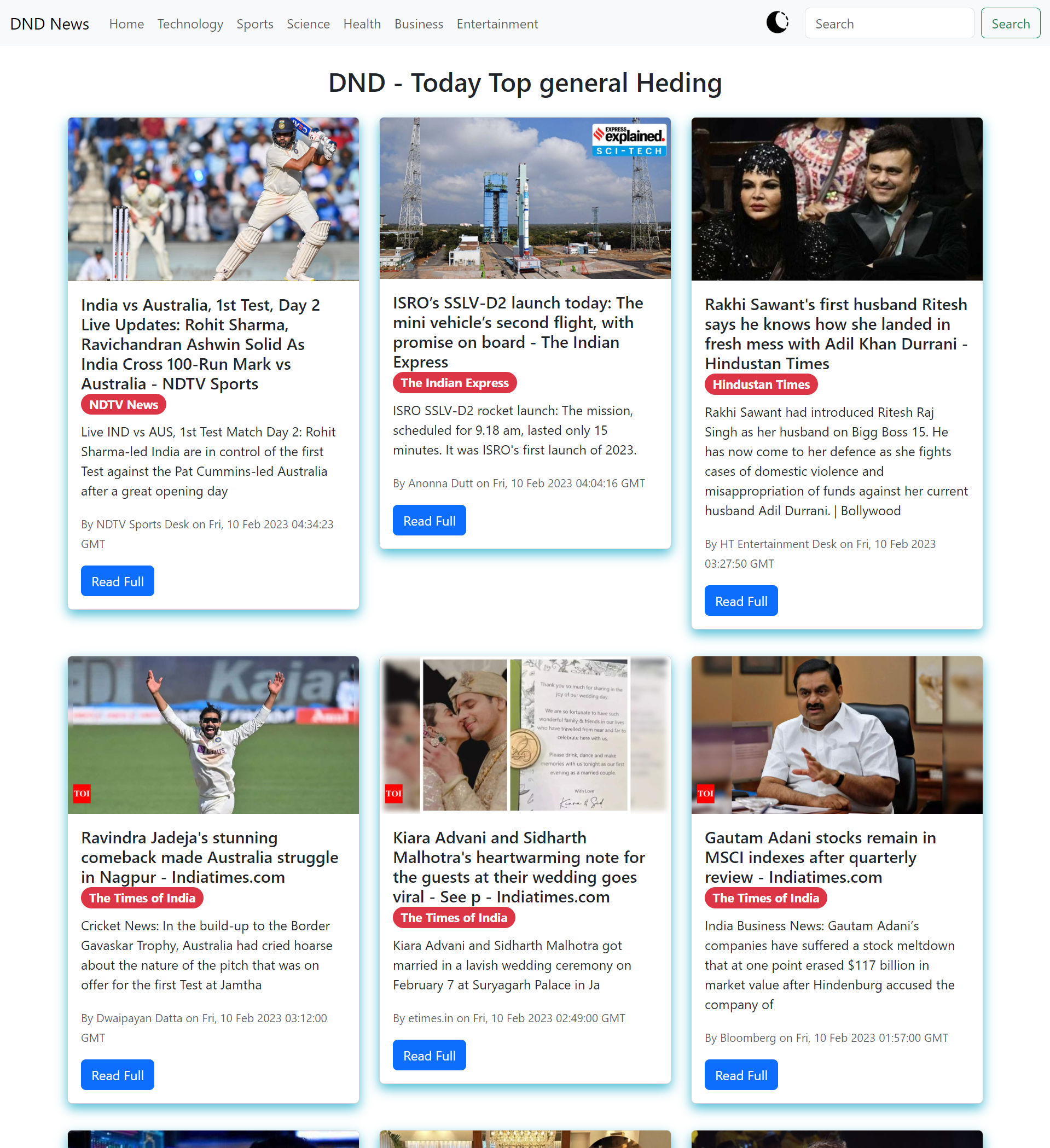 GitHub - ravisingh2811/news-app-React-js: Reactjs News App , with ...