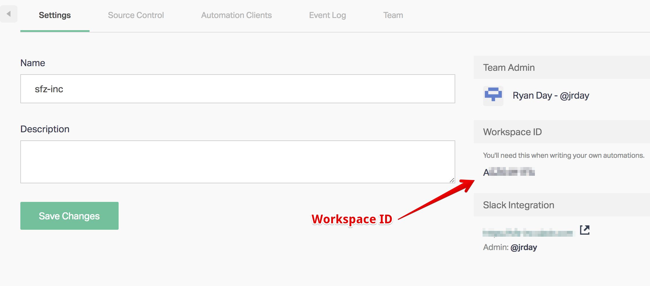 workspace-id