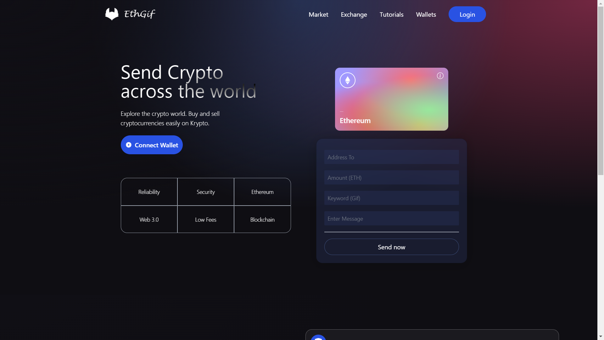 GitHub - debdhriti/EthGif: Ethereum Transfer Web App