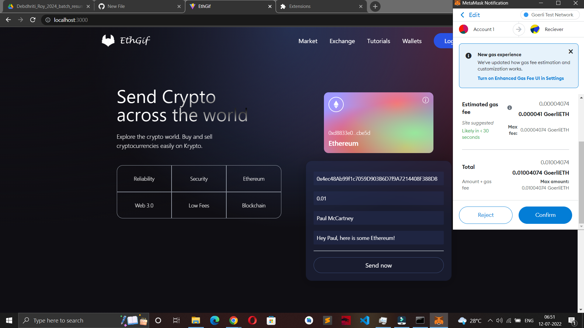 GitHub - debdhriti/EthGif: Ethereum Transfer Web App · GitHub