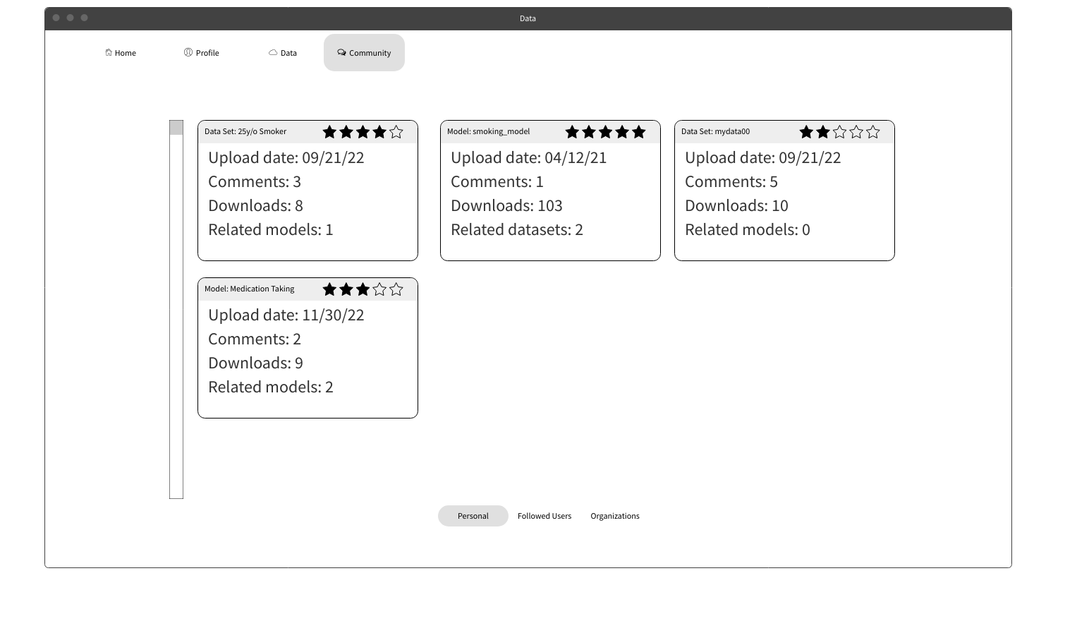 Data Upload Page #3