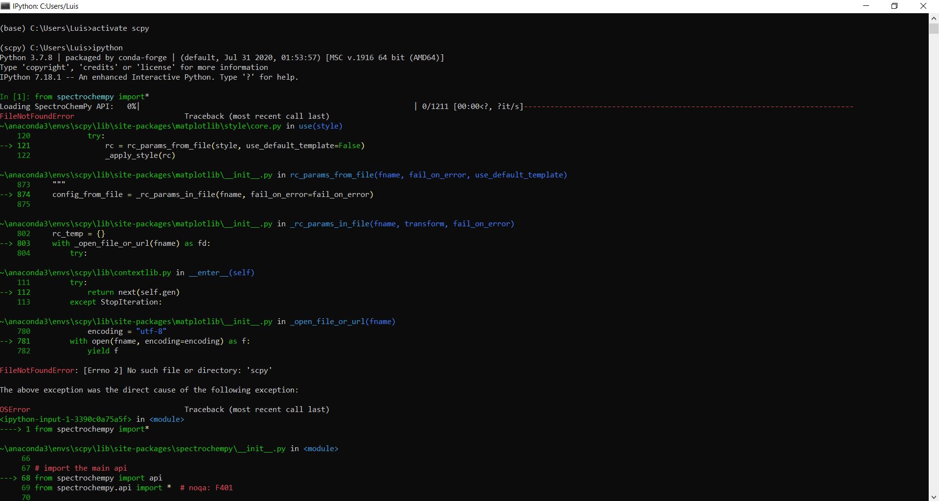 spectrochempy API version 0.2.0 fails during import · Issue #162 ...