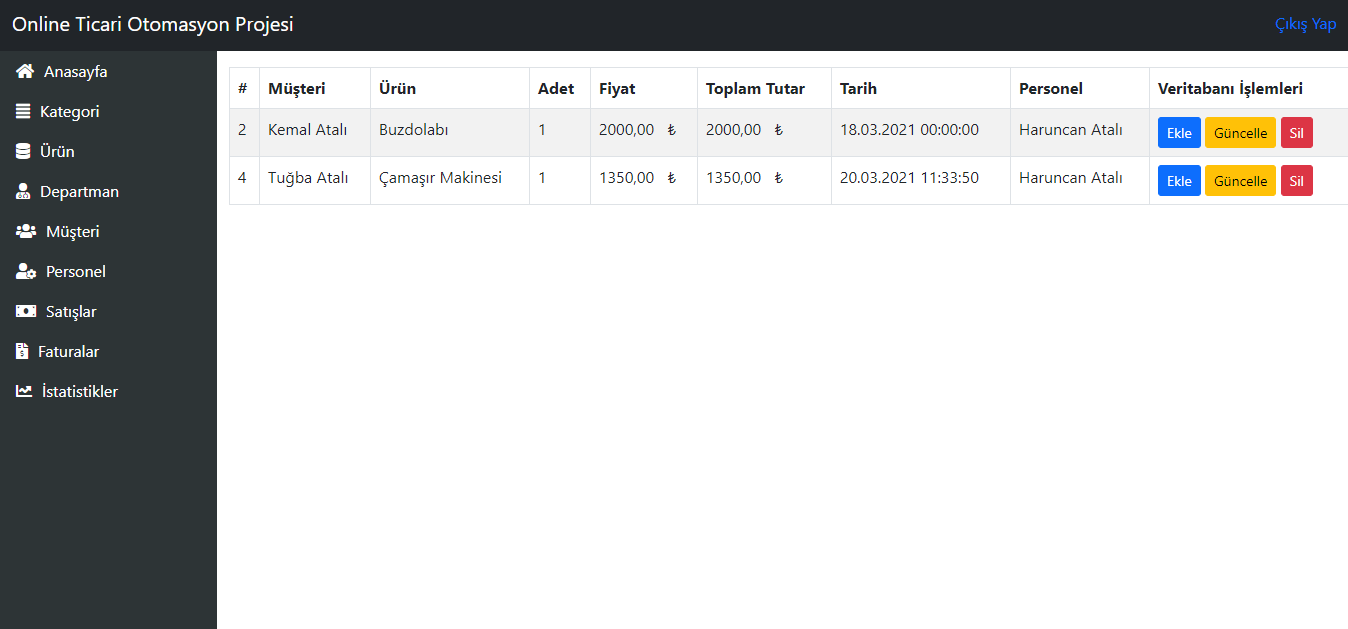 GitHub - haruncanatali/Online-Ticari-Otomasyon: Bu projede çok katmalı ...