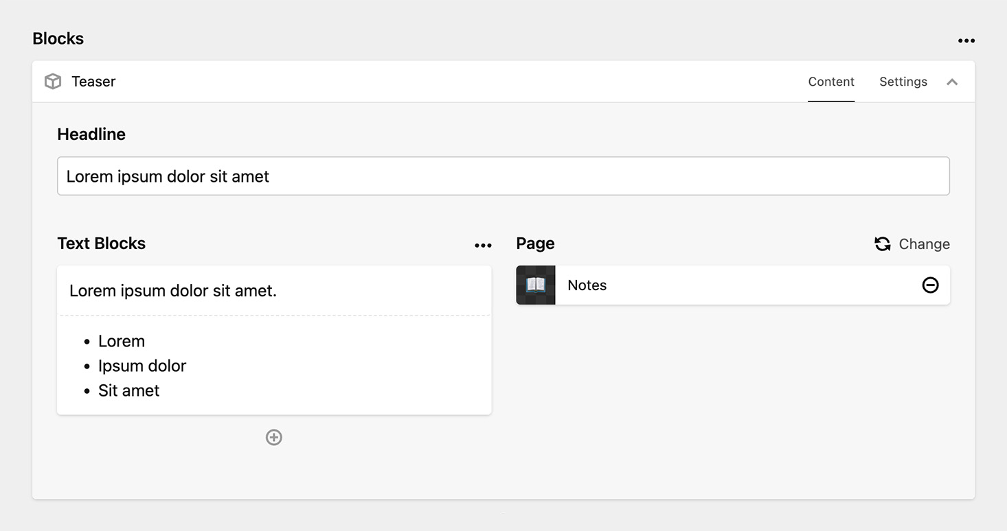Block Preview Fields