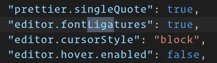 Ligatures are not working in integrated terminal. · Issue #135242 ...